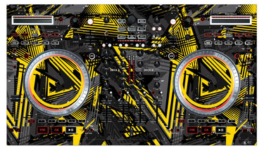 Numark NS 6 Skin Ridge Yellow